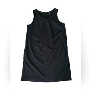 Lands’ End black knee length career dress with quality lining size 12